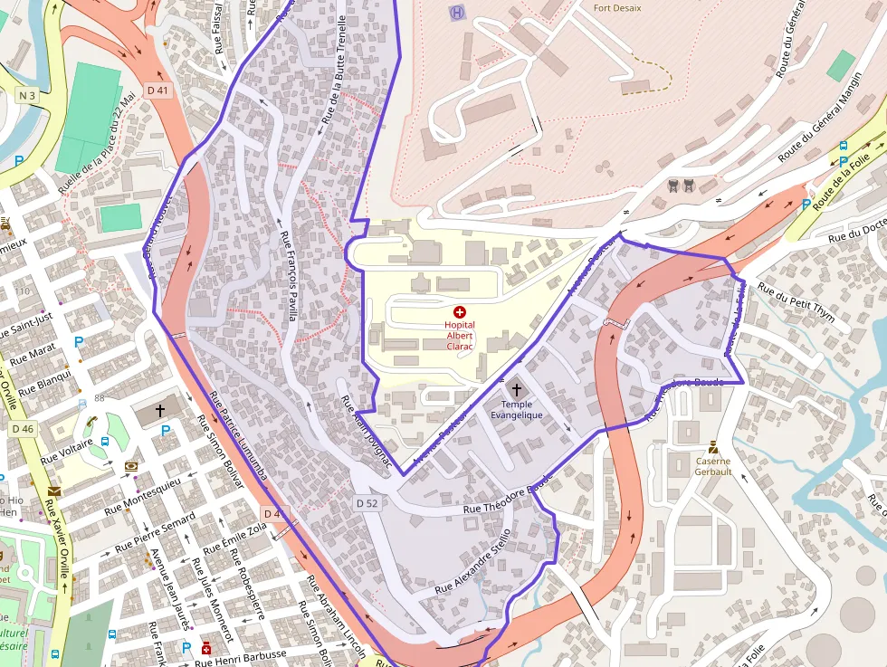 Maison 98 m² quatre pièces à vendre à Fort-de-France