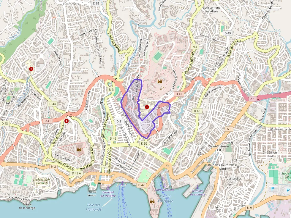 Maison 98 m² quatre pièces à vendre à Fort-de-France