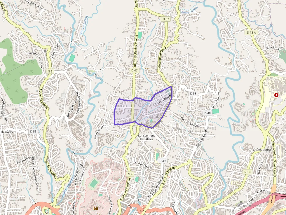 Maison 93 m² quatre pièces à vendre à Fort-de-France