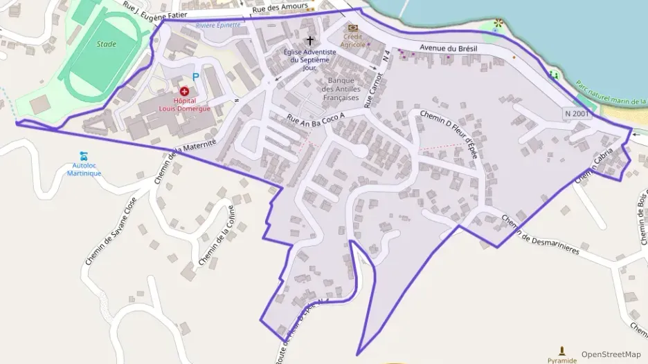 Maison 54 m² cinq pièces à vendre à La Trinité Maison 54 m² cinq pièces à vendre à La Trinité