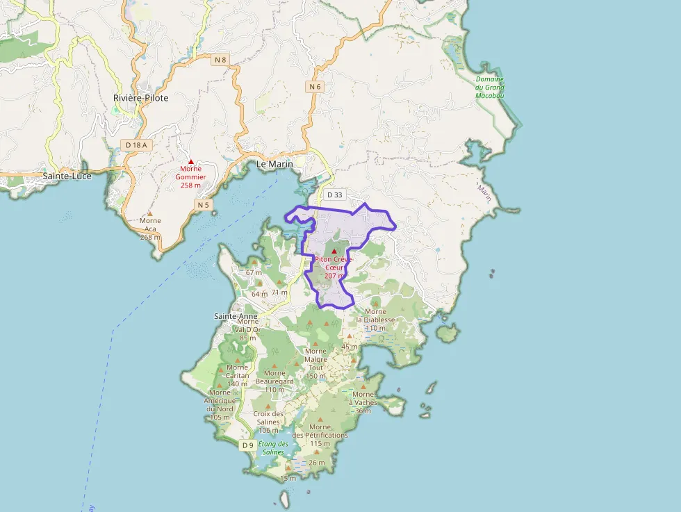 Maison 77 m² trois pièces à vendre à Sainte-Anne