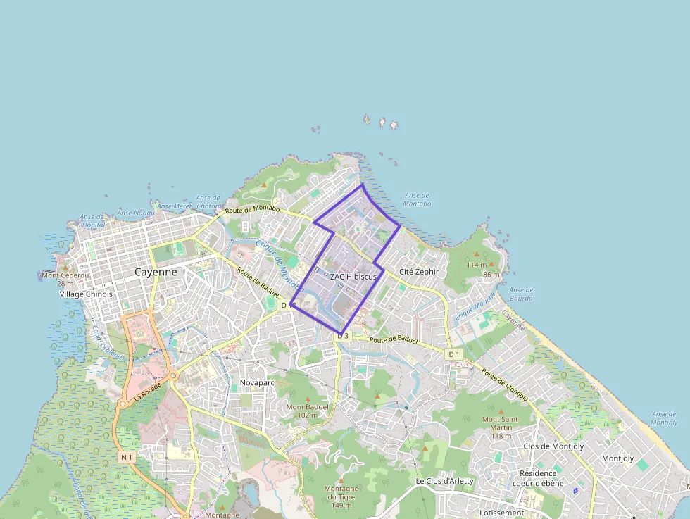 Maison 92 m² quatre pièces à vendre à Cayenne