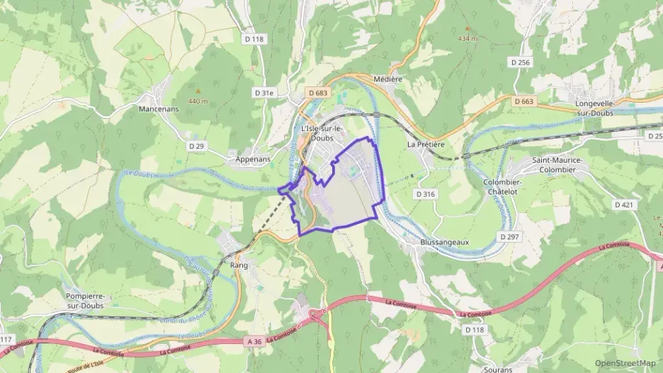 Maison 88 m² cinq pièces à vendre à L`Isle-sur-le-Doubs Maison 88 m² cinq pièces à vendre à L`Isle-sur-le-Doubs