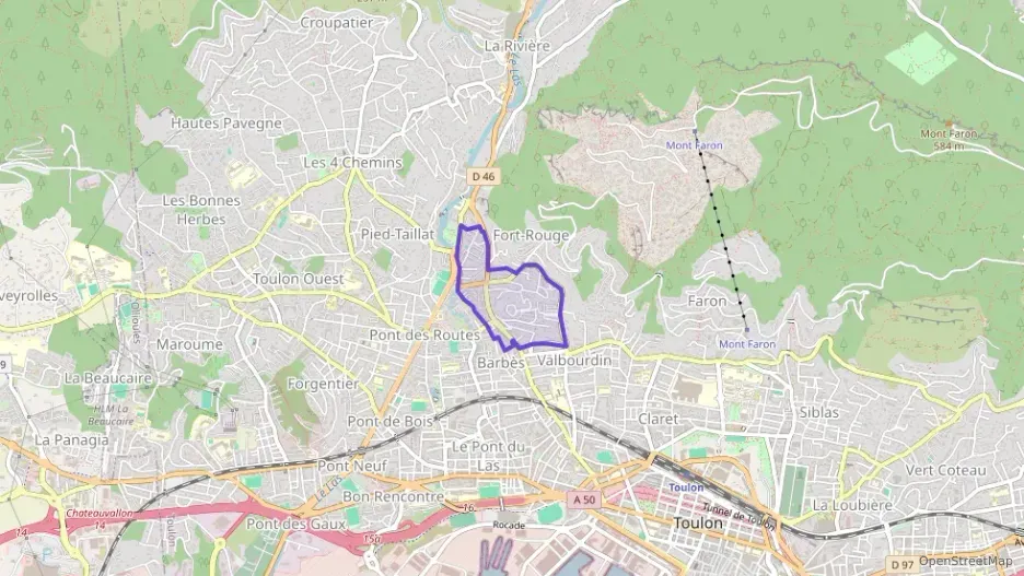 Maison 50 m² trois pièces à vendre à Toulon