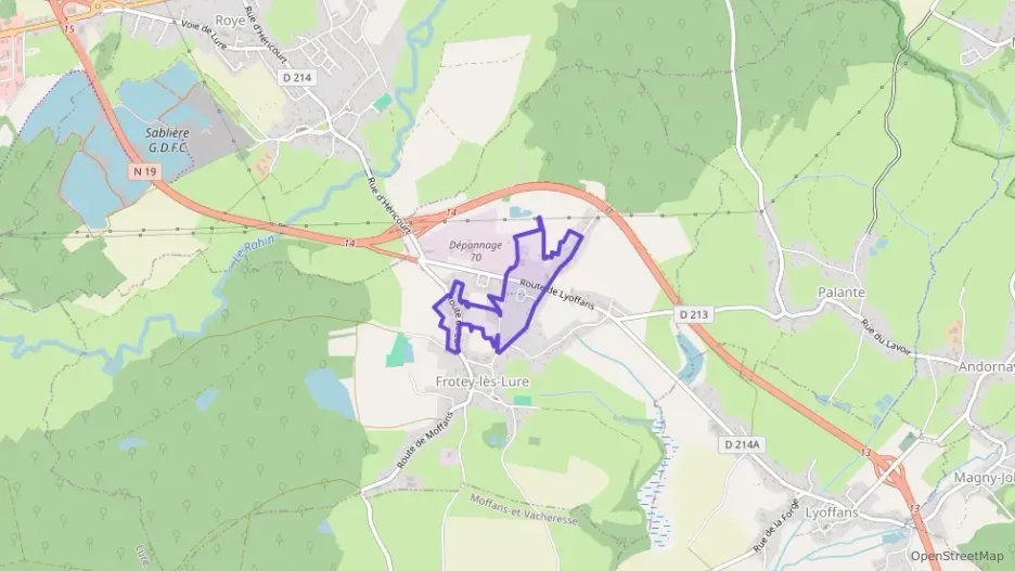 Maison 89 m² six pièces à vendre à Frotey-lès-Lure Maison 89 m² six pièces à vendre à Frotey-lès-Lure