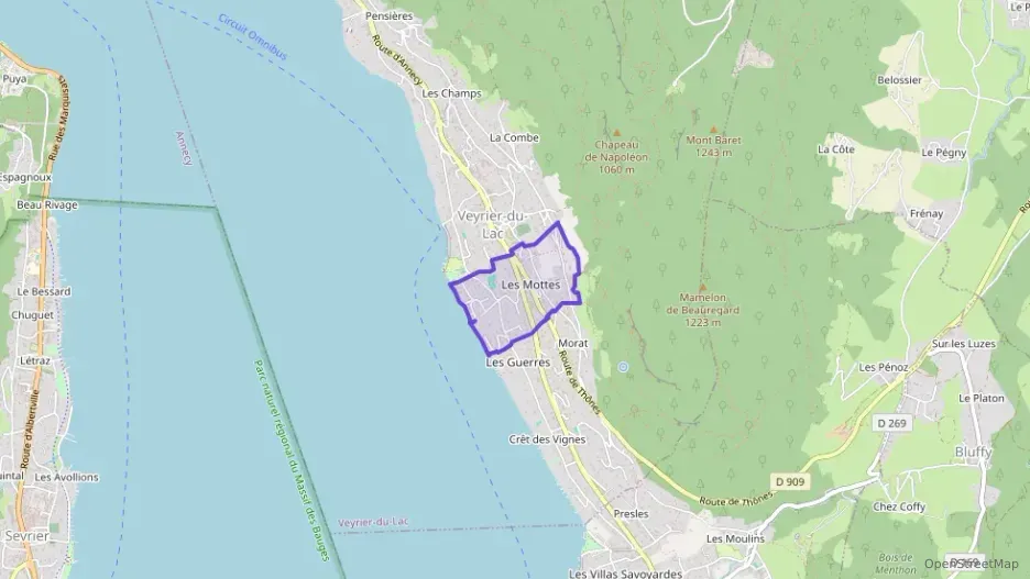 Maison 62 m² trois pièces à vendre à Veyrier-du-Lac
