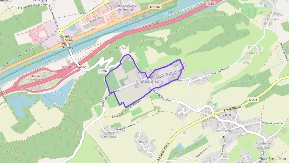 Maison 70 m² quatre pièces à vendre à Châteauneuf