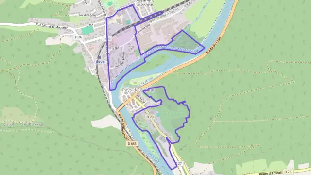 Maison 70 m² trois pièces à vendre à Pays-de-Clerval