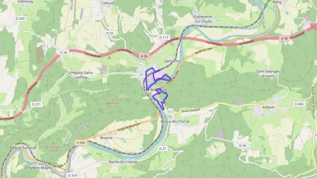 Maison 70 m² trois pièces à vendre à Pays-de-Clerval