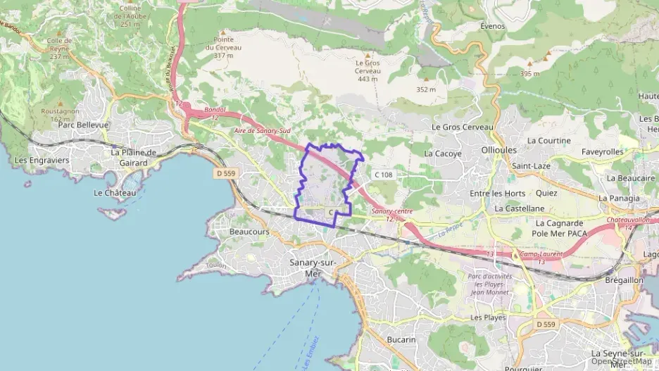 Maison 138 m² six pièces à vendre à Sanary-sur-Mer