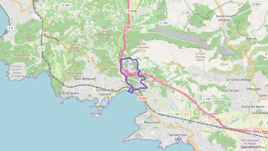 Maison 200 m² cinq pièces à vendre à Sanary-sur-Mer