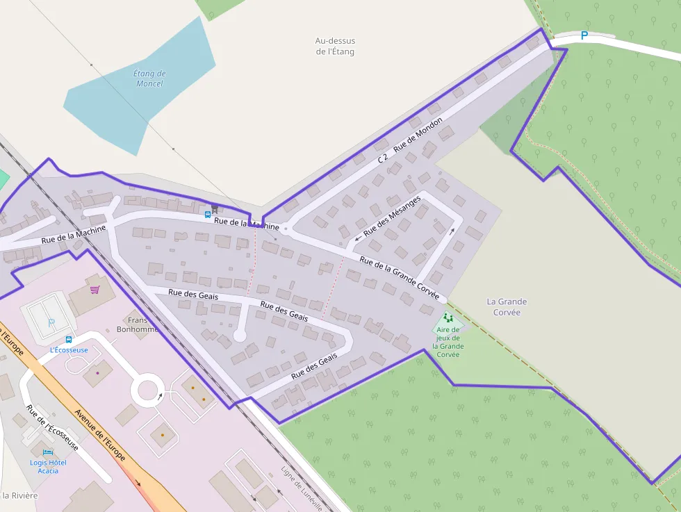 Maison 87 m² quatre pièces à vendre à Moncel-lès-Lunéville