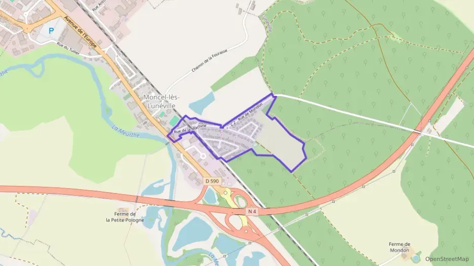 Maison 109 m² quatre pièces à vendre à Moncel-lès-Lunéville