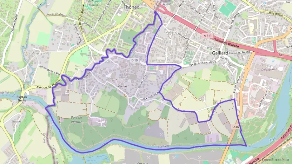 Maison 80 m² quatre pièces à vendre à Gaillard