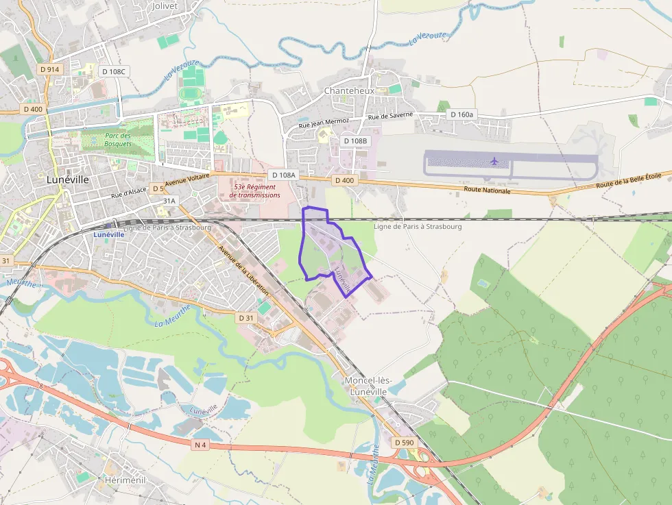 Maison 84 m² quatre pièces à vendre à Lunéville