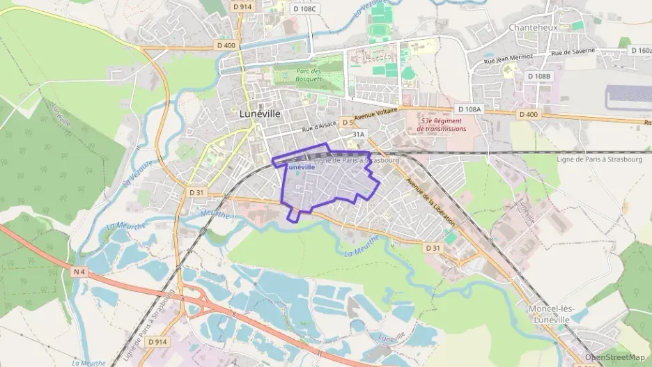 Maison 140 m² sept pièces à vendre à Lunéville