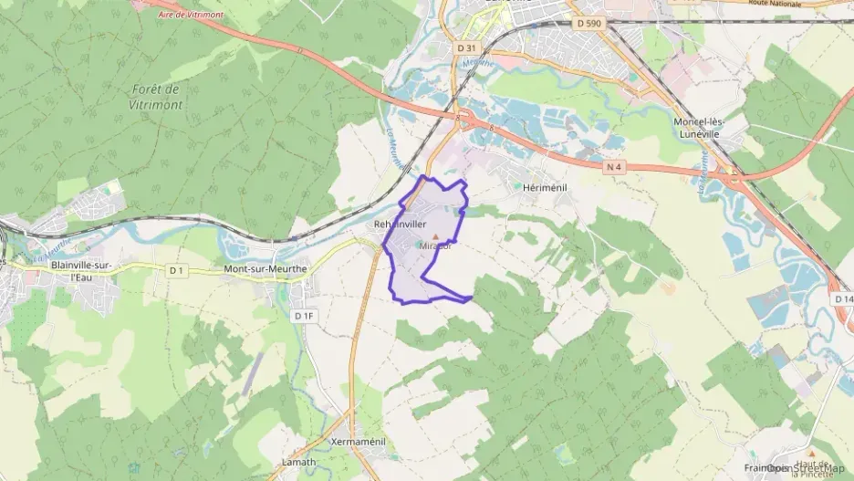 Maison 88 m² cinq pièces à vendre à Rehainviller