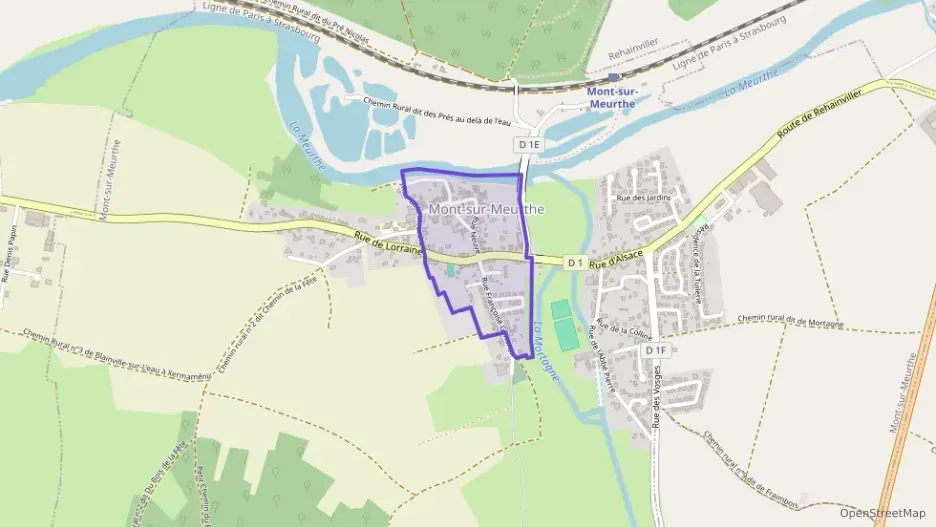 Maison 95 m² quatre pièces à vendre à Mont-sur-Meurthe