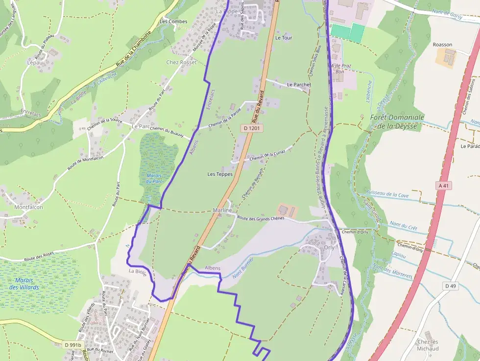 Maison 98 m² quatre pièces à vendre à Entrelacs