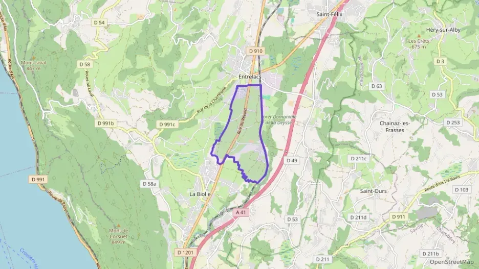 Maison 98 m² quatre pièces à vendre à Entrelacs Maison 98 m² quatre pièces à vendre à Entrelacs