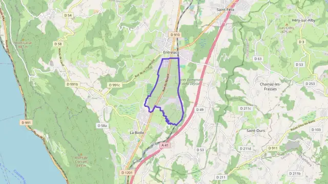 Maison 98 m² quatre pièces à vendre à Entrelacs