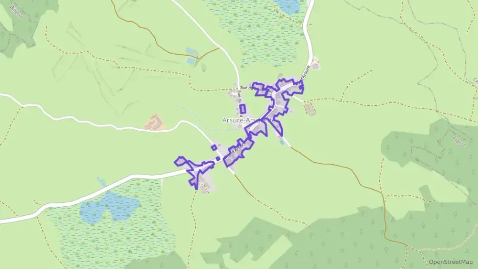 Maison 58 m² deux pieces à vendre à Arsure-Arsurette Maison 58 m² deux pieces à vendre à Arsure-Arsurette