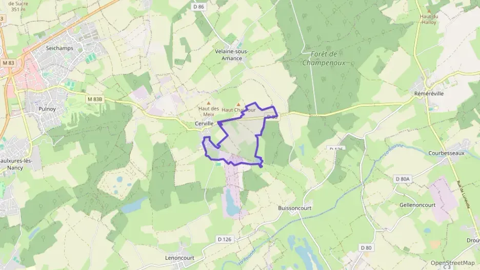 Maison 82 m² quatre pièces à vendre à Cerville