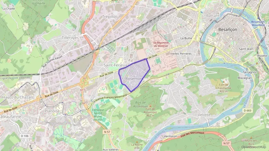 Maison 94 m² quatre pièces à vendre à Besançon