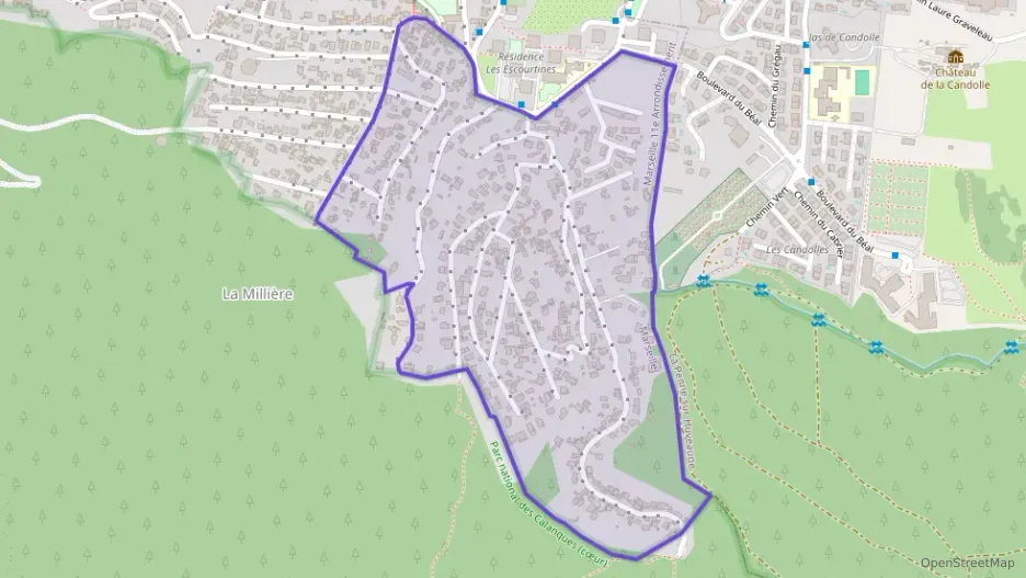 Maison 92 m² quatre pièces à vendre à Marseille 11e Arrondissement