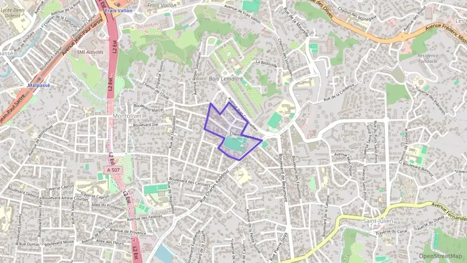 Maison 67 m² trois pièces à vendre à Marseille 12e Arrondissement