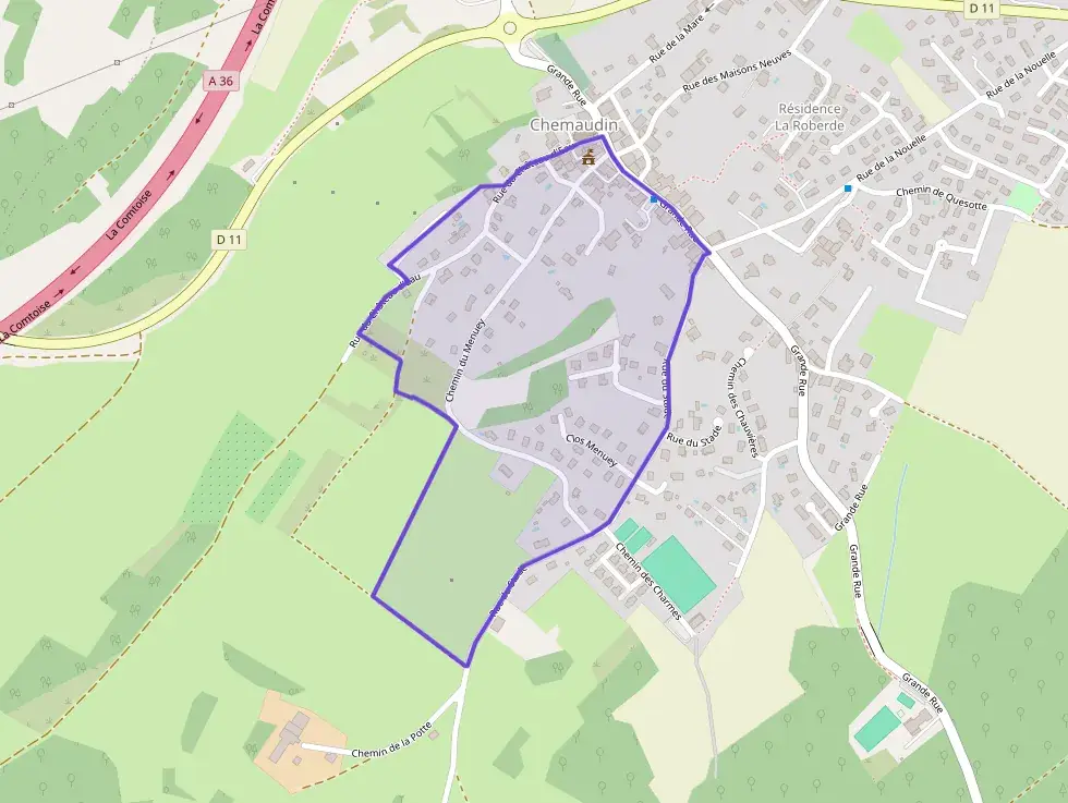 Maison 90 m² quatre pièces à vendre à Chemaudin et Vaux