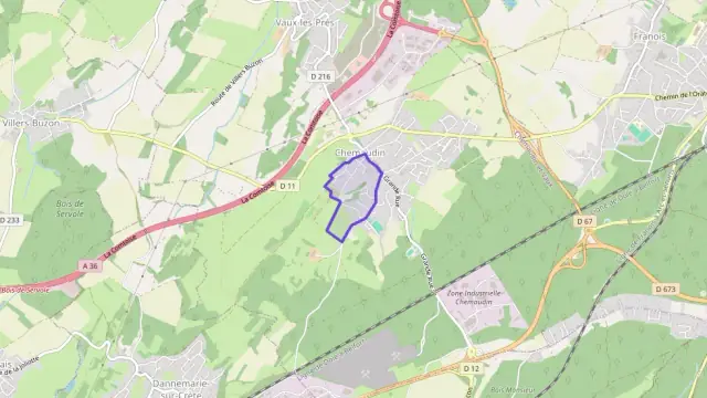 Maison 90 m² quatre pièces à vendre à Chemaudin et Vaux