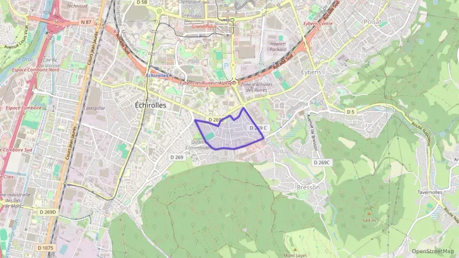 Maison 63 m² quatre pièces à vendre à Échirolles