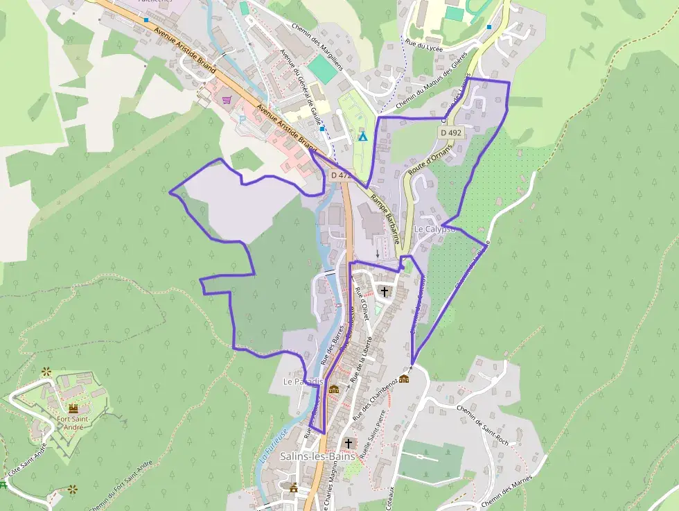 Maison 70 m² quatre pièces à vendre à Salins-les-Bains