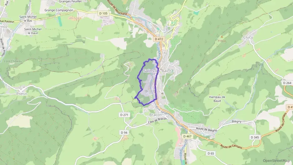 Maison 80 m² trois pièces à vendre à Salins-les-Bains