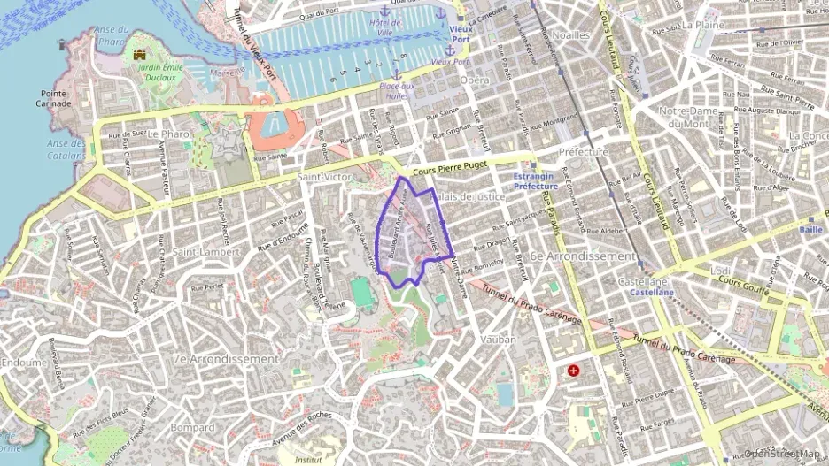 Maison 70 m² trois pièces à vendre à Marseille 6e Arrondissement