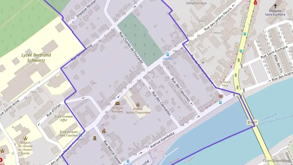 Maison 76 m² trois pièces à vendre à Pompey