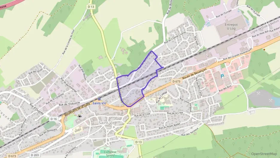 Maison 86 m² quatre pièces à vendre à Saint-Vit Maison 86 m² quatre pièces à vendre à Saint-Vit