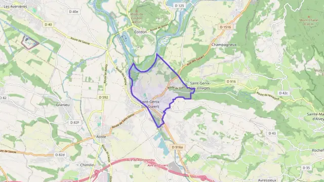 Maison 90 m² quatre pièces à vendre à Saint-Genix-les-Villages