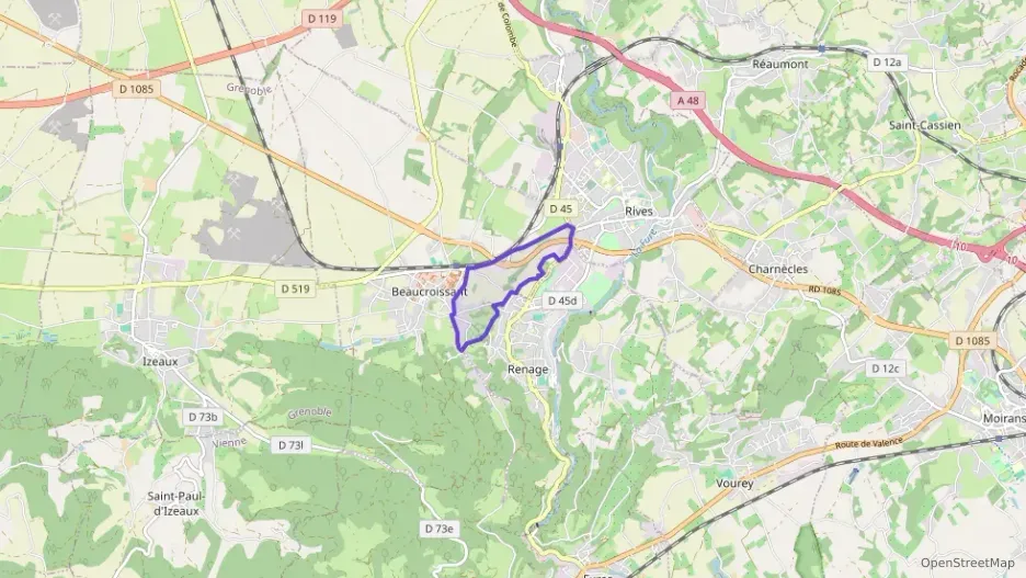 Maison 137 m² cinq pièces à vendre à Beaucroissant Maison 137 m² cinq pièces à vendre à Beaucroissant