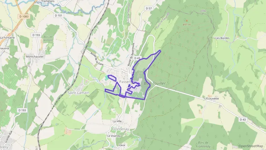 Maison 147 m² six pièces à vendre à Passenans Maison 147 m² six pièces à vendre à Passenans