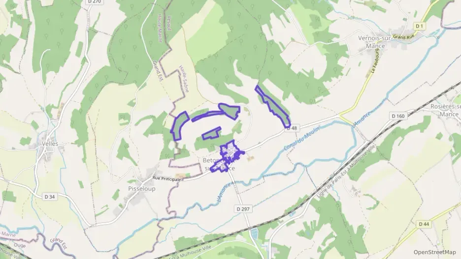 Maison 105 m² quatre pièces à vendre à Betoncourt-sur-Mance