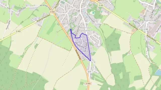 Maison 80 m² quatre pièces à vendre à Mont-sous-Vaudrey