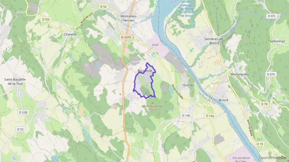 Maison 62 m² quatre pièces à vendre à Bouvesse-Quirieu