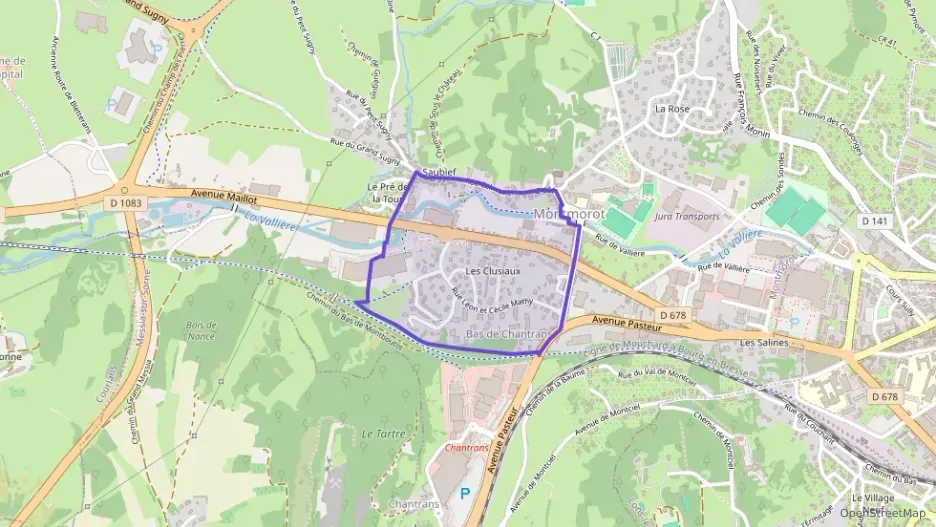 Maison 85 m² trois pièces à vendre à Montmorot