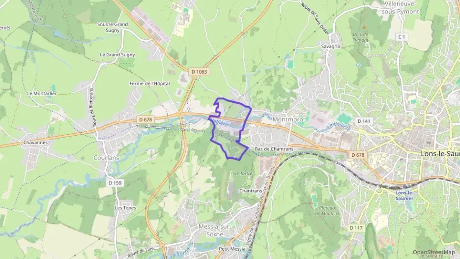 Maison 90 m² cinq pièces à vendre à Montmorot