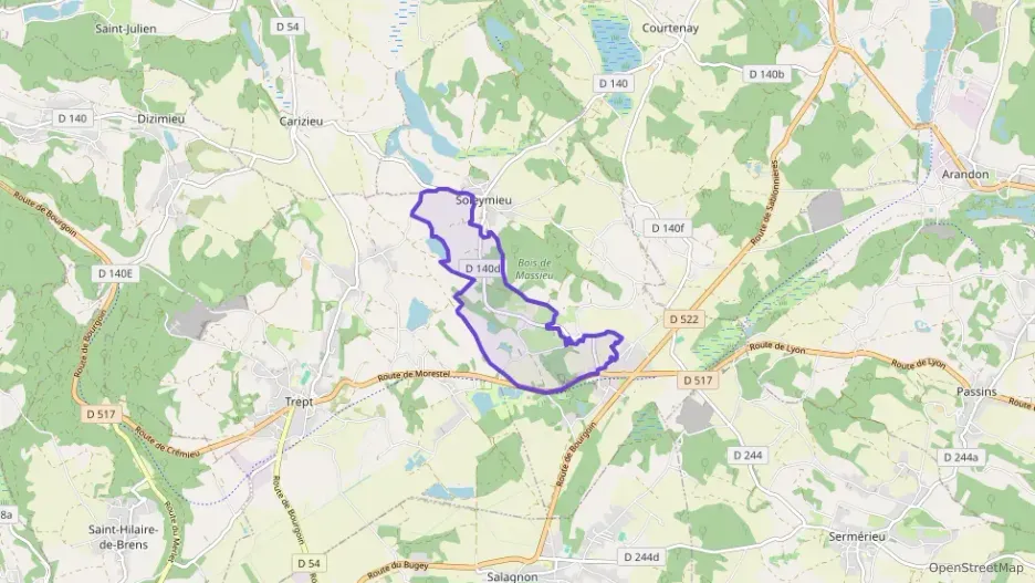 Maison 95 m² quatre pièces à vendre à Soleymieu