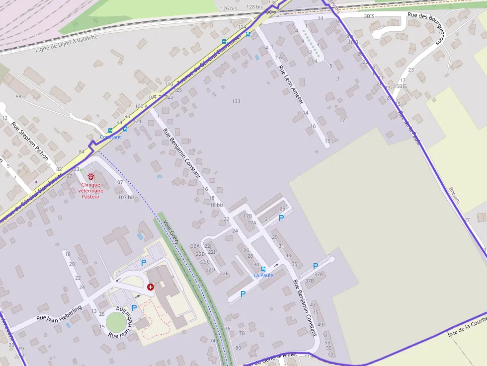 Maison 70 m² quatre pièces à vendre à Dole