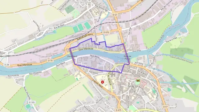 Maison 70 m² quatre pièces à vendre à Gray