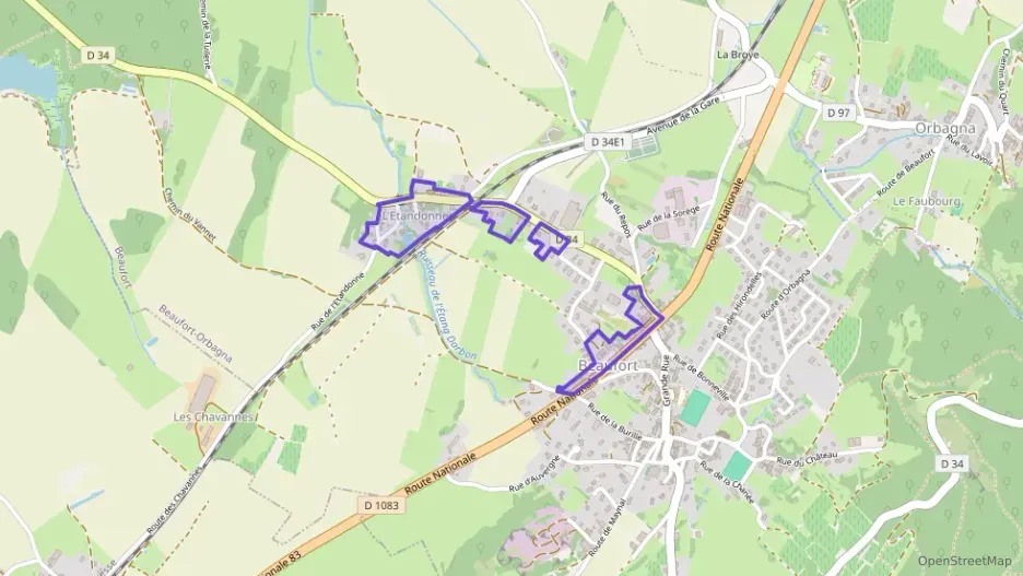 Maison 110 m² quatre pièces à vendre à Beaufort-Orbagna